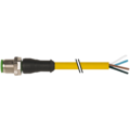 Murr Elektronik M12 male 0° with cable, PVC 4x0.34 ye UL/CSA 1.5m 7000-12021-0140150